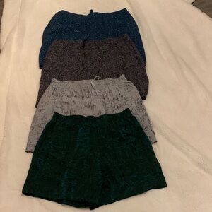 Outdoor Voices Men's Athletic Shorts - Blue, Gray, Green